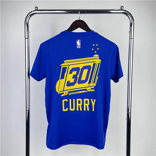 Golden State Warriors Blue Dri-Fit T-Shirt Curry #30