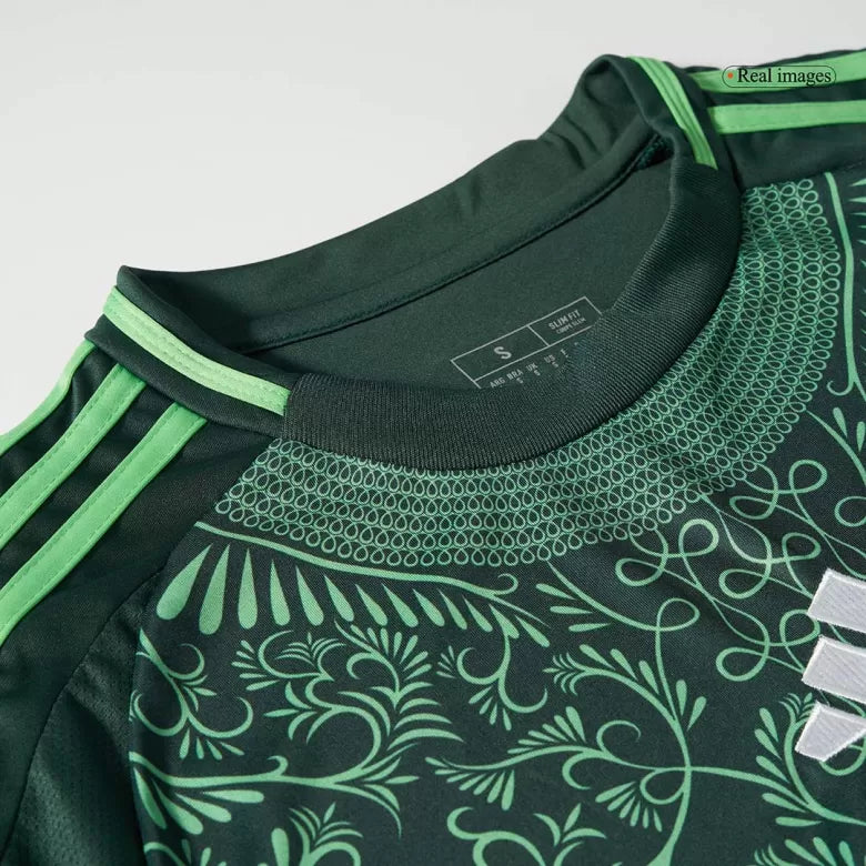 Camisola Argelia 2024 Alternativa Verde Versão Adepto