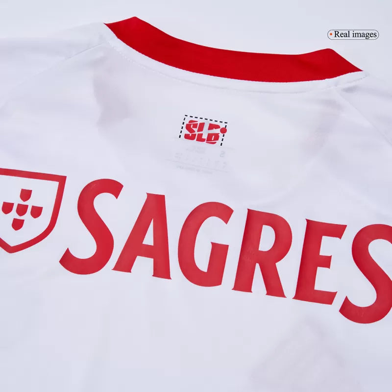 Camisola SLB 2025-26 Alternativa Branca Versão Adepto (Entrega Imediata)