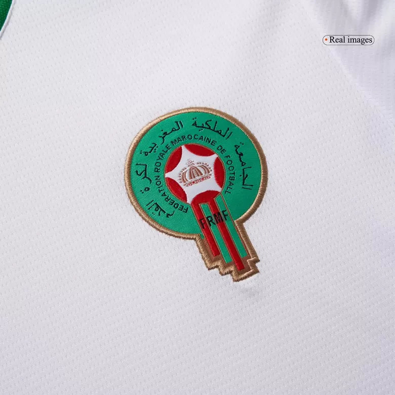 Camisola Marrocos 2025 Alternativa Branca Versão Adepto