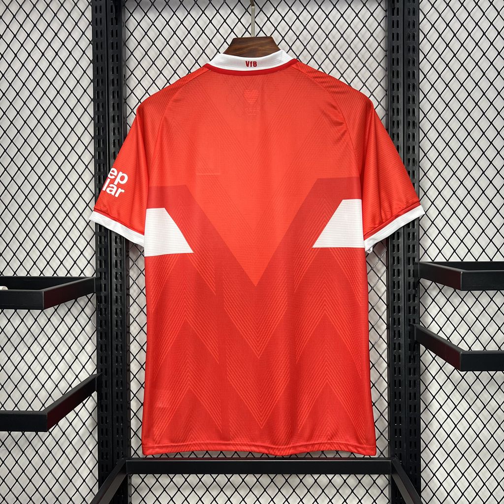 Camisola VfB Estugarda 2024-25 Alternativa Vermelha Versão Adepto