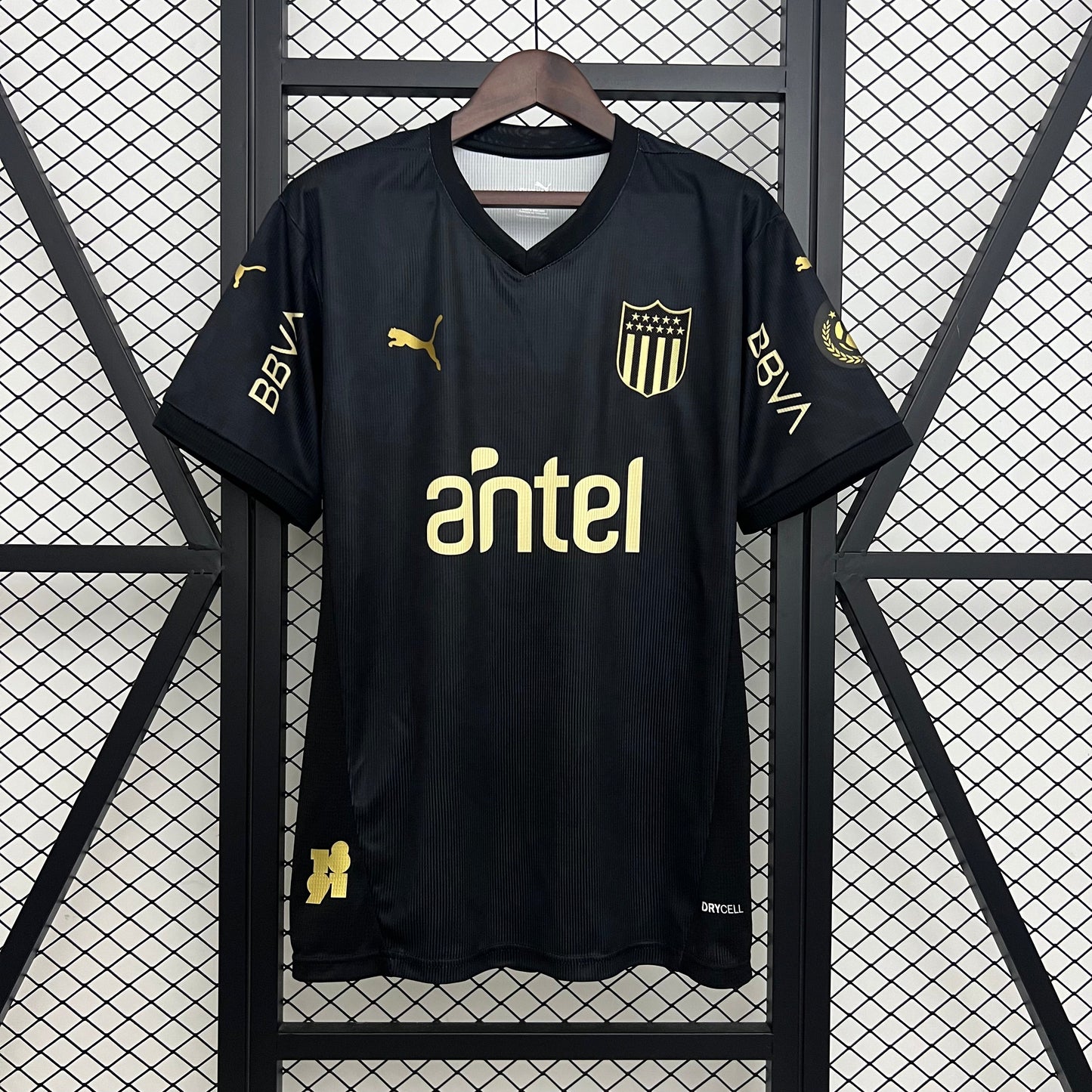 Camisola CA Penarol 2025-26 Alternativa Preta Versão Adepto