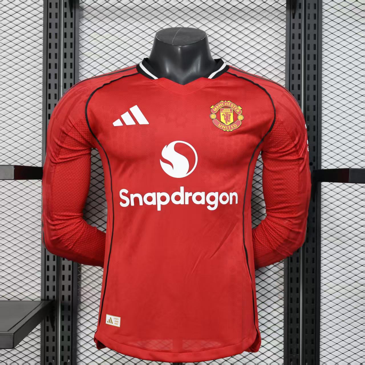 Camisola Manga Comprida M-United 2025-26 Principal Versão Jogador
