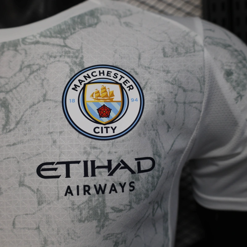 Camisola MCI 2025-26 Alternativa Branca CWC Versão Jogador