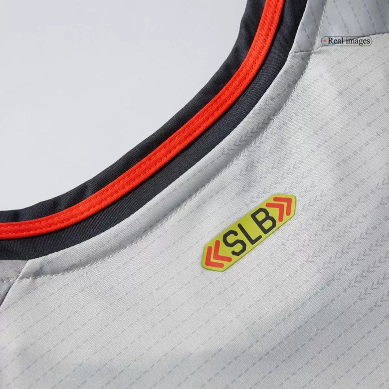 Camisola SLB 2024-25 Alternativa Cinzenta Versão Adepto
