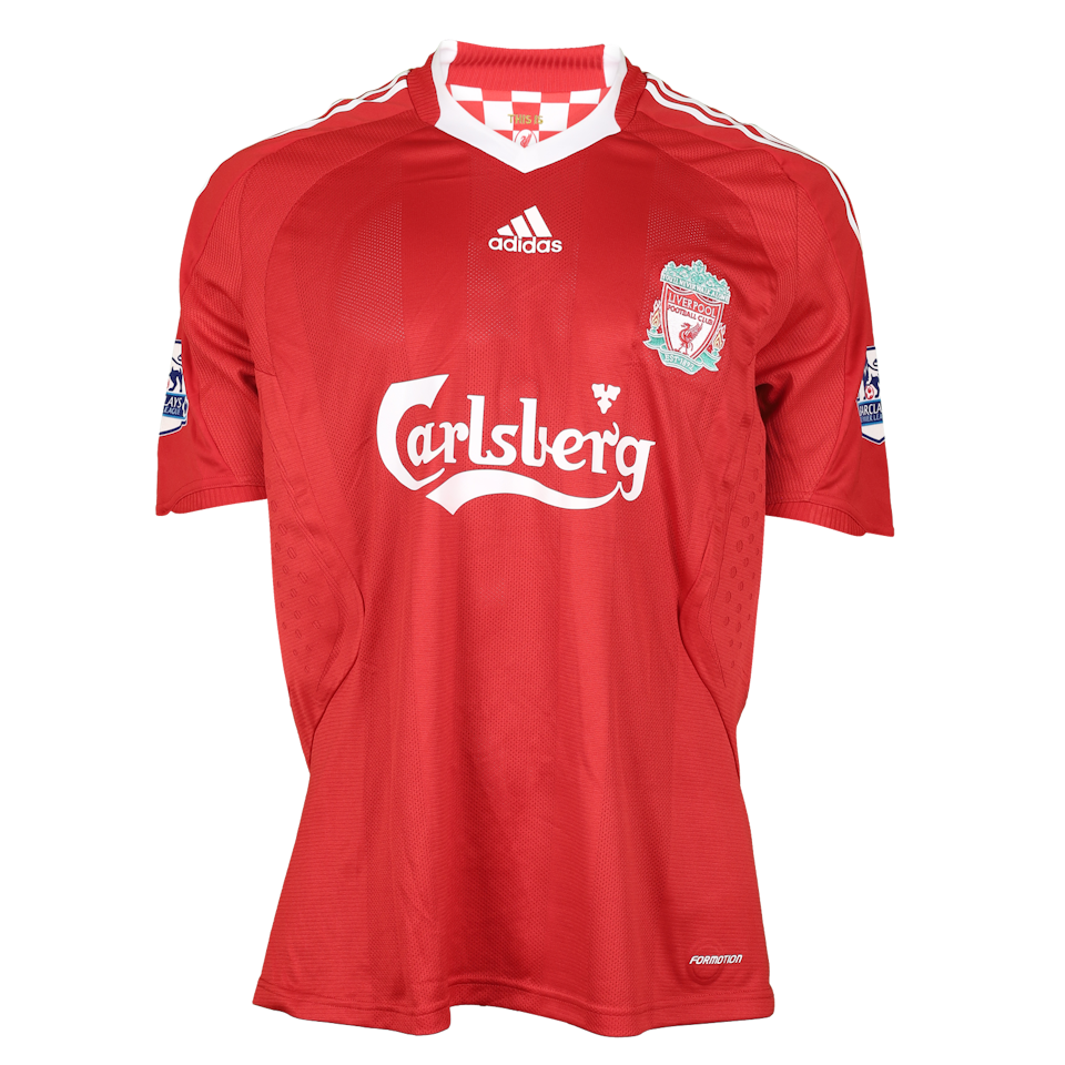 Camisola LIV 2008-09 Principal GERRARD #8