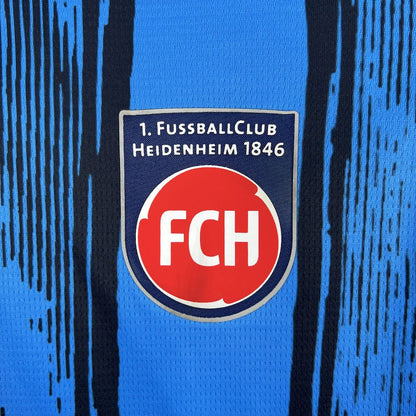 Camisola 1.FC Heidenheim 2025-26 Alternativa Azul Versão Adepto