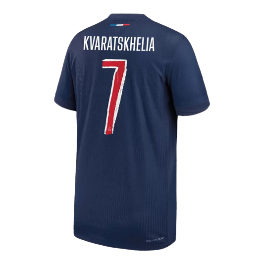 Camisola FC Paris Saint-Germain 2024-25 Principal UCL Versão Adepto KVARATSKHELIA #7