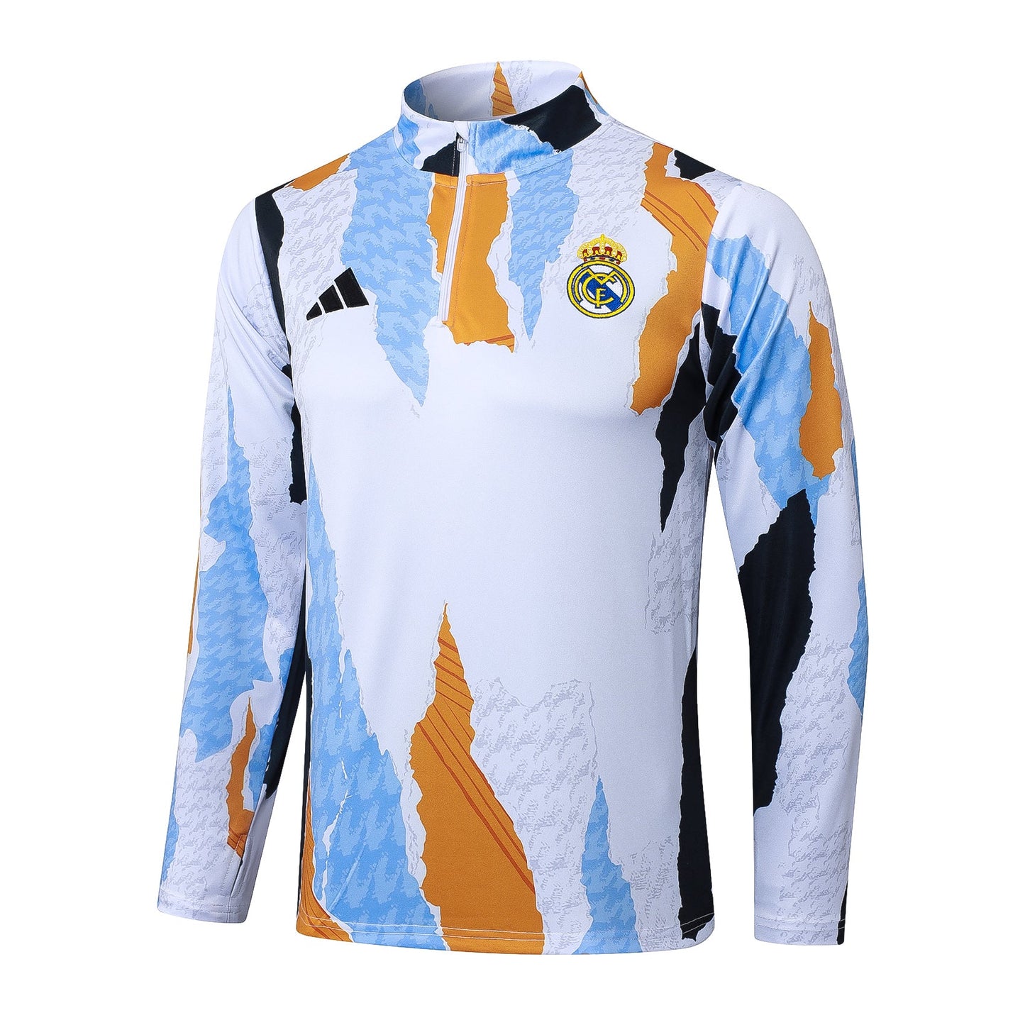 Fato de Treino Real Madrid CF 2024-25 - Camisola com Fecho