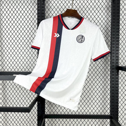 Camisola San Lorenzo 2025-26 Alternativa Branca Versão Adepto