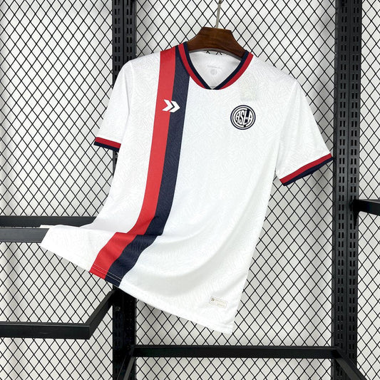 Camisola San Lorenzo 2025-26 Alternativa Branca Versão Adepto