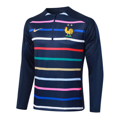 Fato de Treino França 2024 - Camisola com Fecho