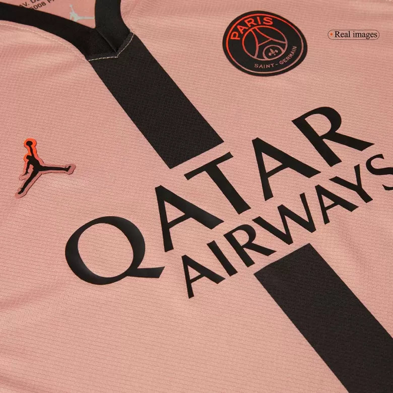 Camisola FC Paris Saint-Germain 2024-25 Alternativa Laranja UCL Versão Adepto O. DEMBÉLÉ #10