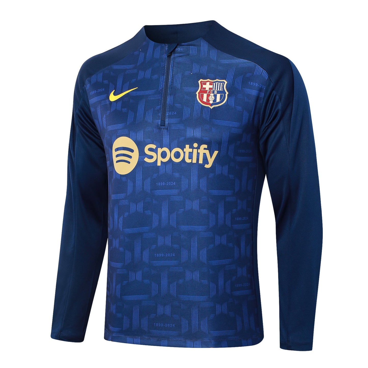 Fato de Treino FC Barcelona 2024-25 - Camisola com Fecho