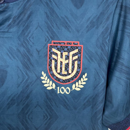 Camisola Equador 2025 Alternativa Azul Versão Adepto M. CAICEDO #23