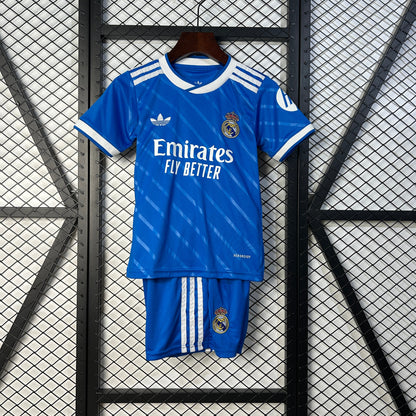 Kit Criança Real Madrid CF 2025-26 Alternativo