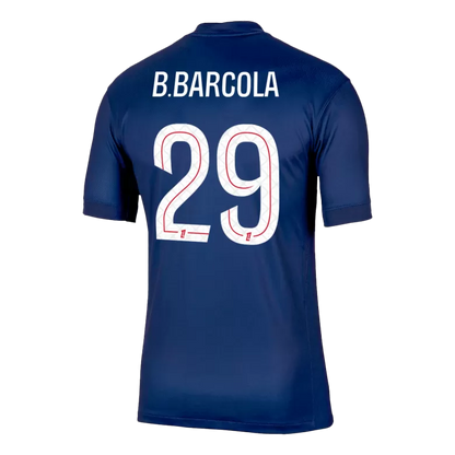 Camisola FC Paris Saint-Germain 2025-26 Principal Versão Adepto B.BARCOLA #29