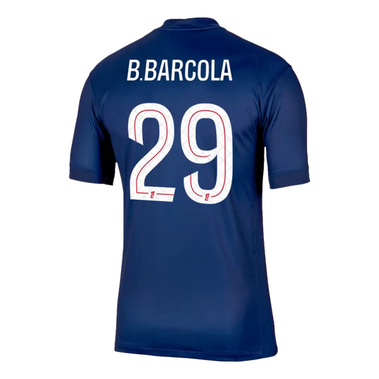 Camisola FC Paris Saint-Germain 2025-26 Principal Versão Adepto B.BARCOLA #29