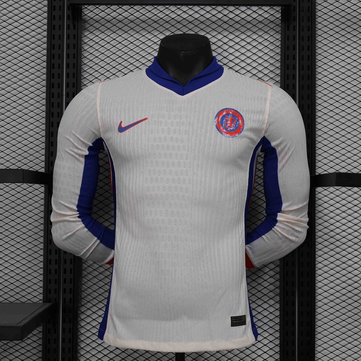 Camisola Manga Comprida CHE 2024-25 Alternativa Branca Versão Jogador