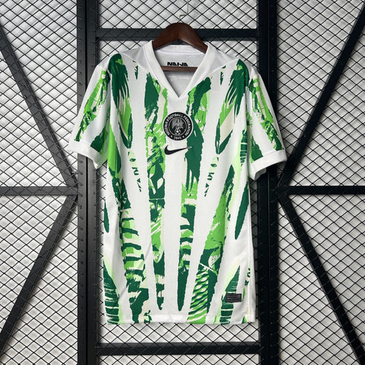 Camisola Nigeria 2025 Alternativa Branca Versão Adepto
