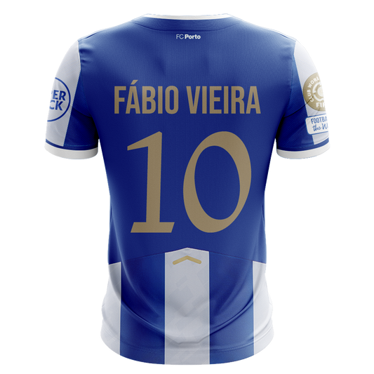 Camisola FCP 2025-26 Principal CWC Versão Adepto FÁBIO VIEIRA #10