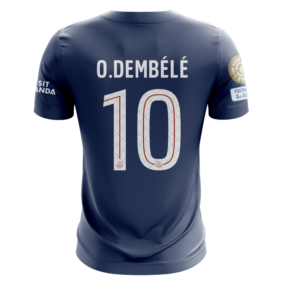 Camisola FC Paris Saint-Germain 2025-26 Principal CWC Versão Adepto O.DEMBÉLÉ #10