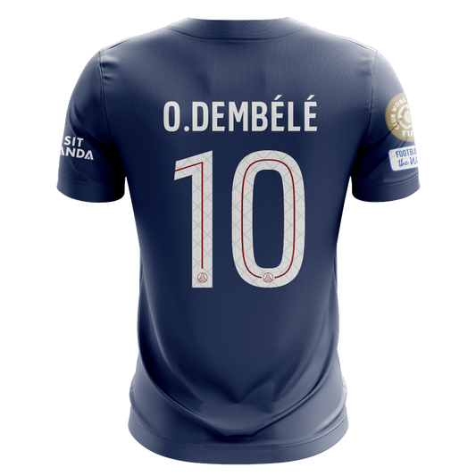 Camisola FC Paris Saint-Germain 2025-26 Principal CWC Versão Adepto O.DEMBÉLÉ #10
