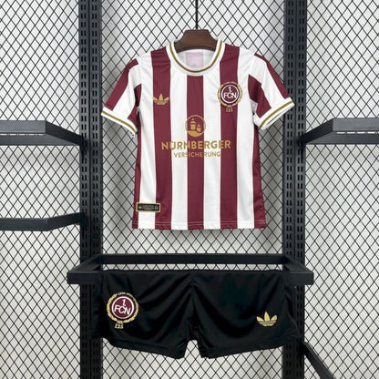 Kit Criança 1.FC Nuremberg 2025-26 Edição Especial 125º Aniversário