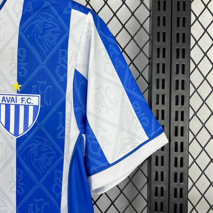 Camisola Avaí F.C. 2025-26 Principal Lisa Versão Adepto