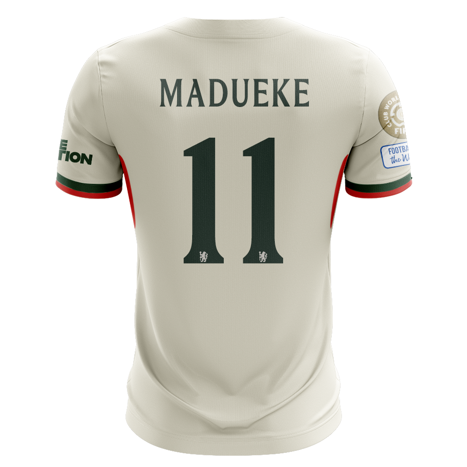 Camisola CHE 2025-26 Alternativa Branca CWC Versão Adepto MADUEKE #11