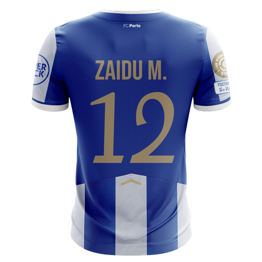 Camisola FCP 2025-26 Principal CWC Versão Adepto ZAIDU M. #12