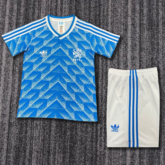 Kit Criança Paises Baixos 1988 Alternativo