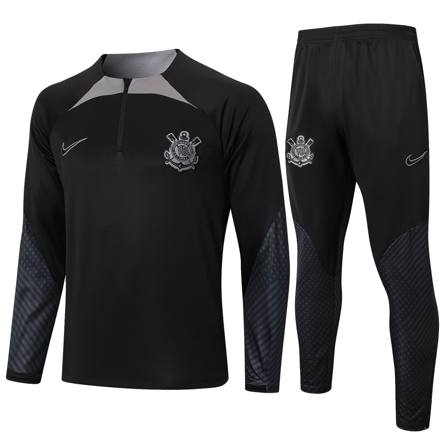 Fato de Treino SC Corinthians 2024-25 - Camisola com Fecho