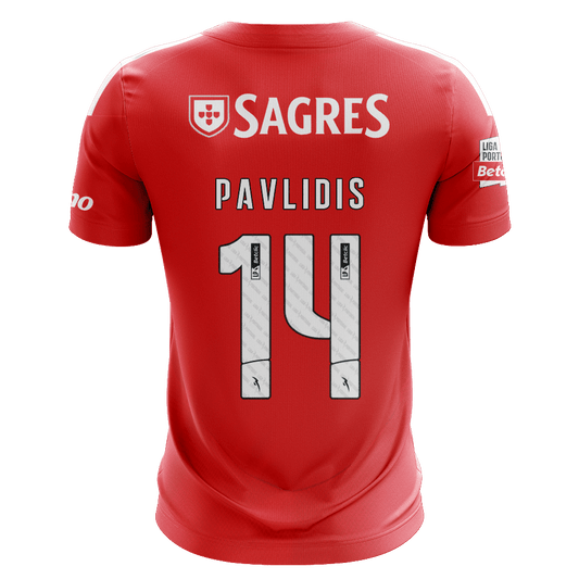 Camisola S.L.B. 2024-25 Principal Versão Adepto PAVLIDIS #14