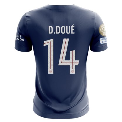 Camisola FC Paris Saint-Germain 2025-26 Principal CWC Versão Adepto D.DOUÉ #14