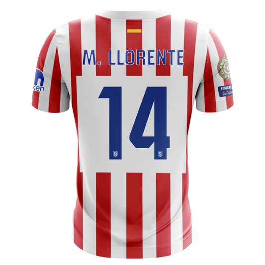Camisola Atletico Madrid 2025-26 Principal CWC Versão Adepto M. LLORENTE #14