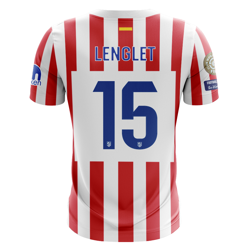 Camisola Atletico Madrid 2025-26 Principal CWC Versão Adepto LENGLET #15