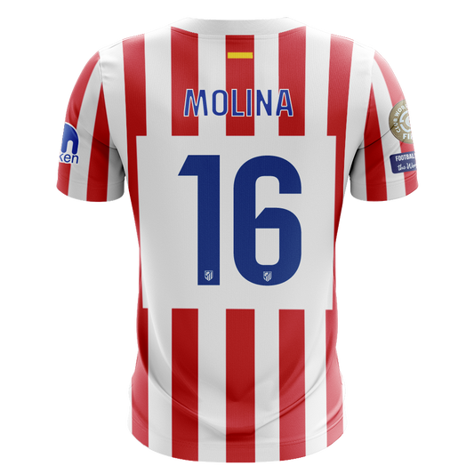 Camisola Atletico Madrid 2025-26 Principal CWC Versão Adepto MOLINA #16