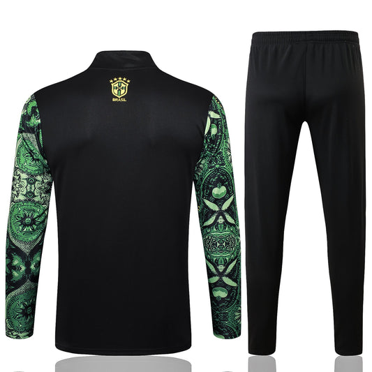 Fato de Treino Brasil 2024 - Camisola com Fecho
