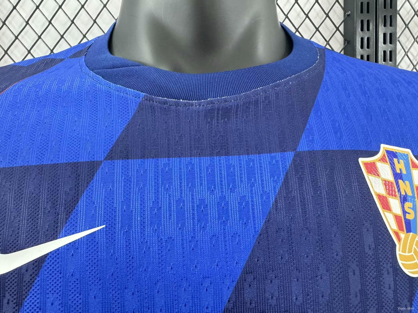 Camisola Croácia 2024 Alternativa Azul Versão Jogador