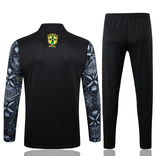 Fato de Treino Brasil 2024 - Camisola com Fecho