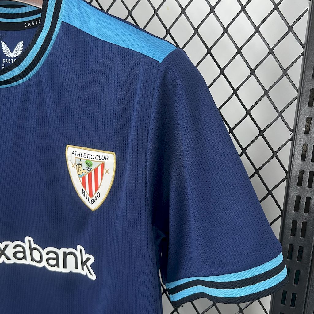 Camisola Athletic Club Bilbao 2025-26 Alternativa Azul Versão Adepto
