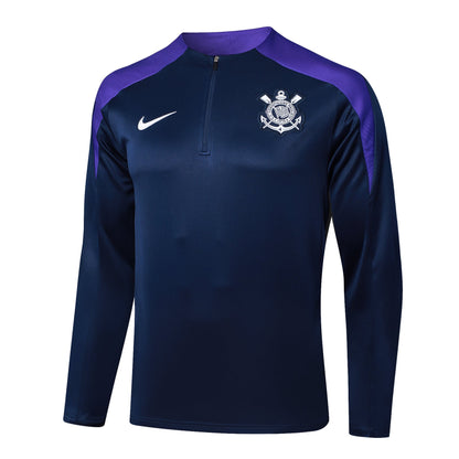 Fato de Treino SC Corinthians 2024-25 - Camisola com Fecho