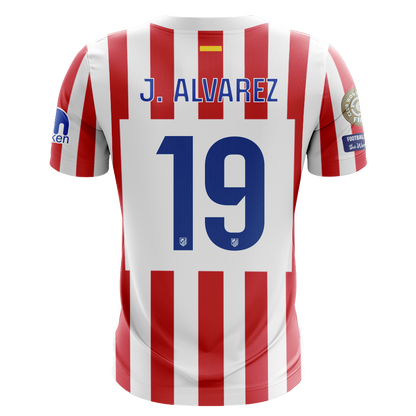 Camisola Atletico Madrid 2025-26 Principal CWC Versão Adepto J. ALVAREZ #19
