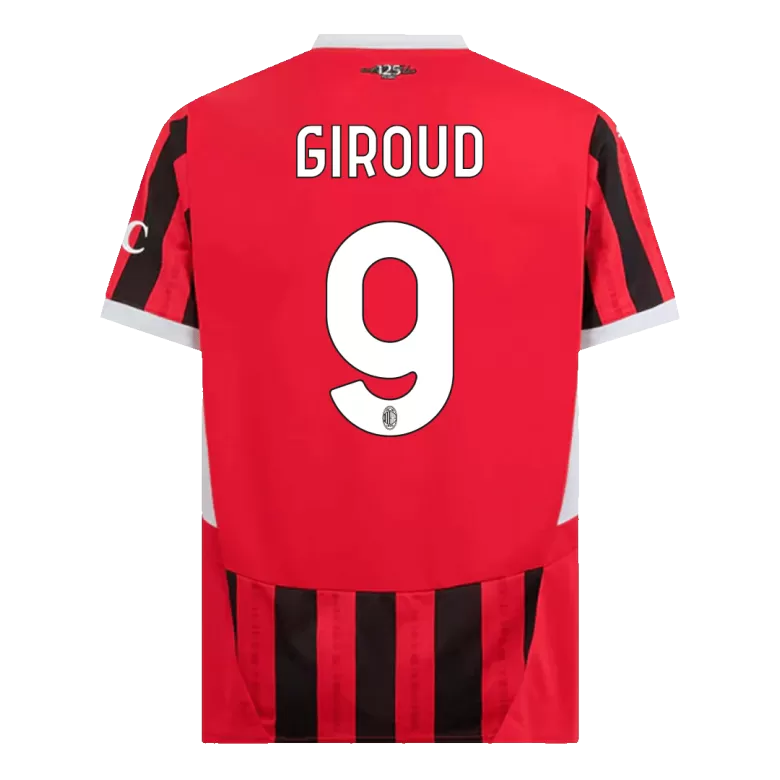 Camisola Ac Milan 2024-25 Principal Versão Adepto GIROUD #9