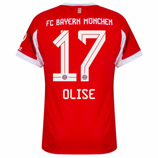 Camisola FC Bayern Munique 2025-26 Principal Versão Adepto OLISE #17