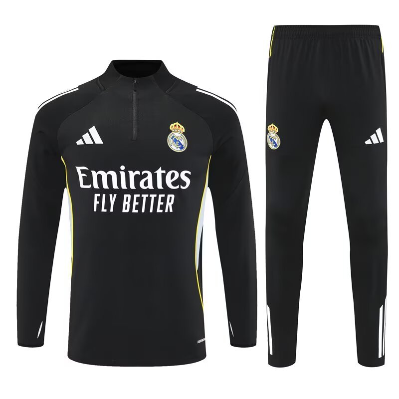 Fato de Treino Real Madrid 2025-26 - Camisola com Fecho