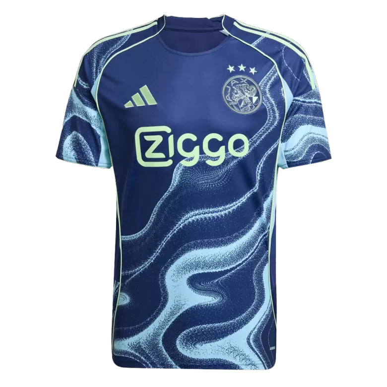 Camisola AFC Ajax 2025-26 Alternativa Azul Versão Adepto