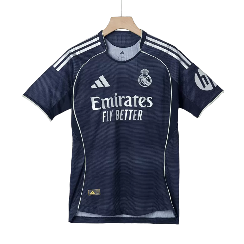Camisola Real Madrid CF 2025-26 Alternativa Azul Escura Versão Adepto
