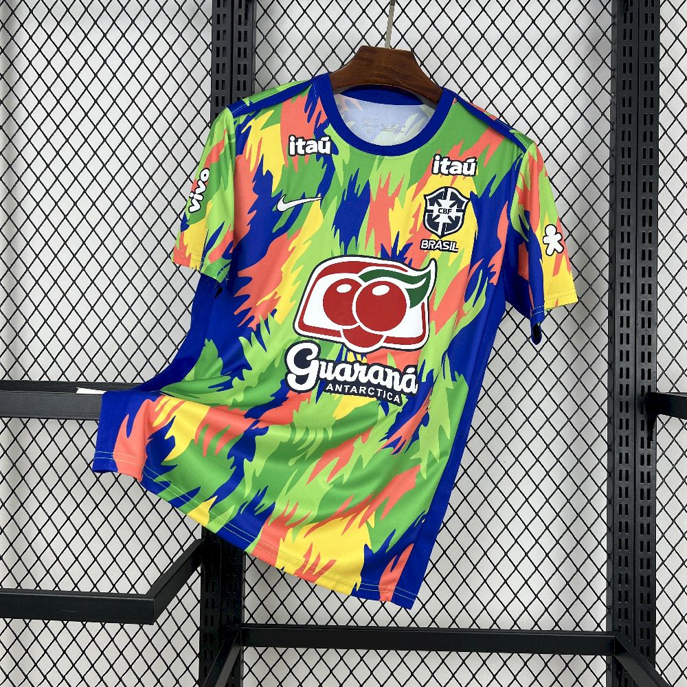 Camisola Brasil 2025 Treino Versão Adepto